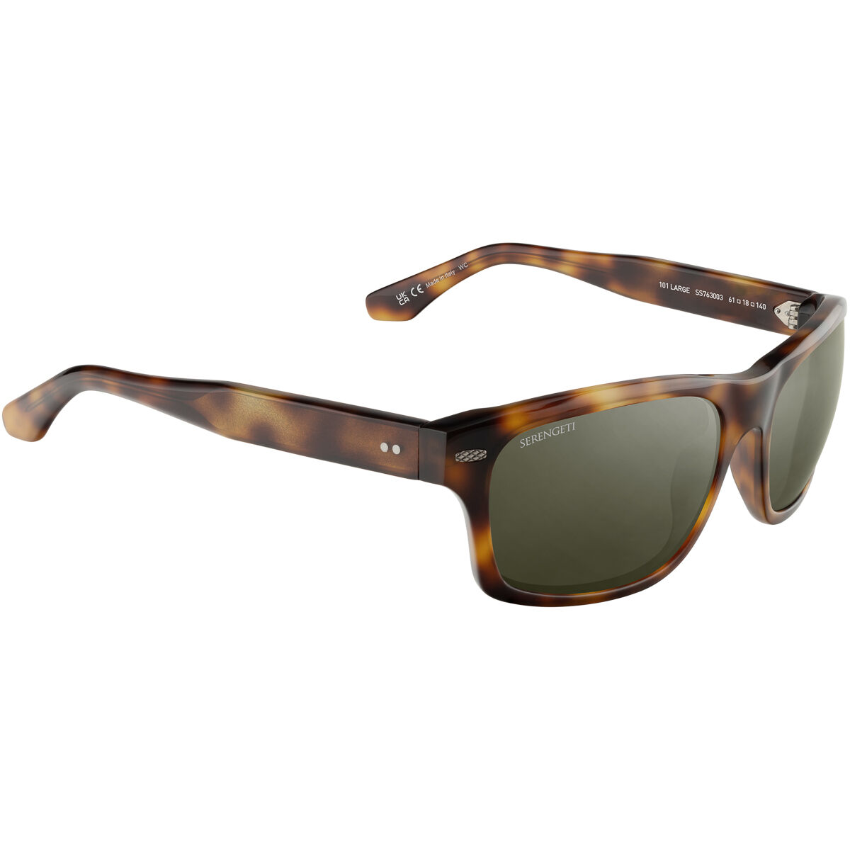 101 LARGE, Classic Tortoise-Mineral Polarized 555nm Silver Cat 3 to 3, hi-res image number null